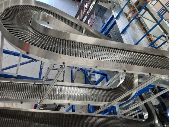 All-purpose spiral conveyor for medium to large products
